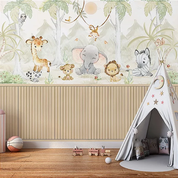 Safari com Ripado Marrom - Oferta Única - 3m(L) x 1,9m(A)