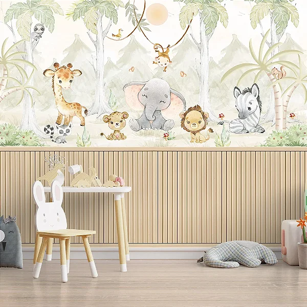 Safari com Ripado Marrom - Oferta Única - 3m(L) x 2,6m(A)