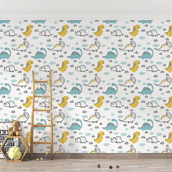 Papel de Parede infantil dinossauro