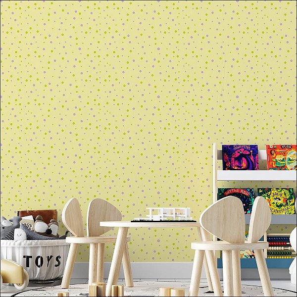 Papel de Parede Diversas Bolinhas