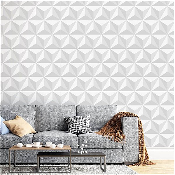 Papel de Parede Triângulos 3D - 10
