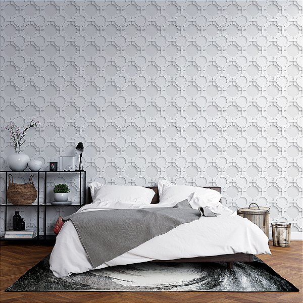 Papel de Parede Círculos 3D - 2