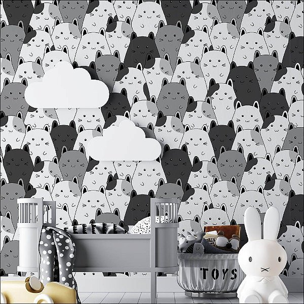 Papel de Parede Diversos Gatinhos
