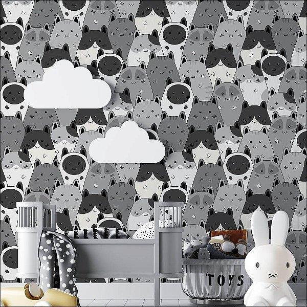 Papel de Parede Diversos Gatinhos
