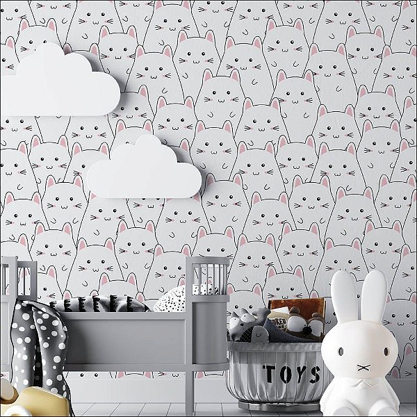 Papel de Parede Diversos Gatinhos