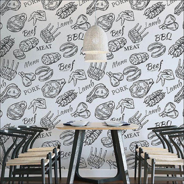 Papel de Parede Carnes