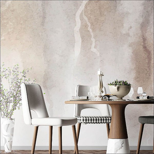 Papel de Parede Painel Fotográfico Aquarela Marrom