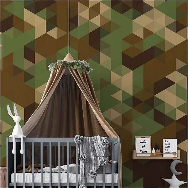 Papel de Parede Camuflagem