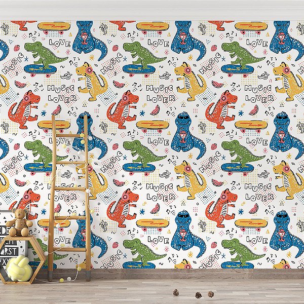 Papel de Parede Dinossauros Radicais