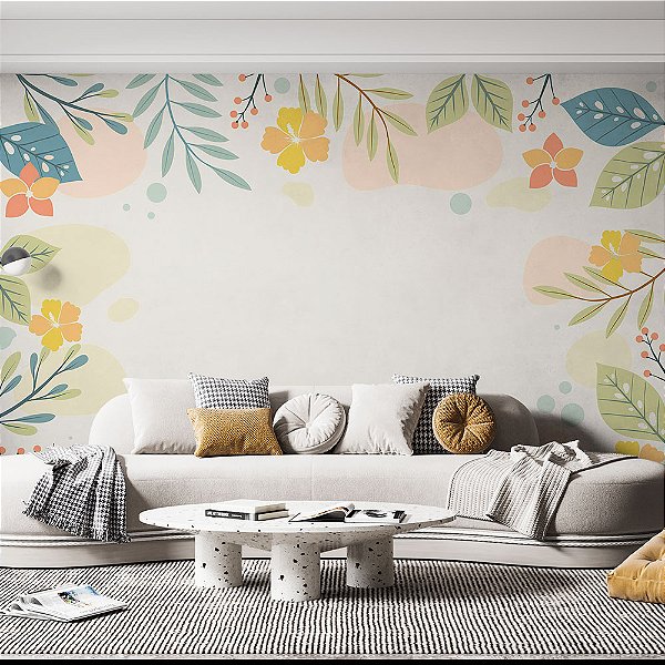 Papel de Parede Floral
