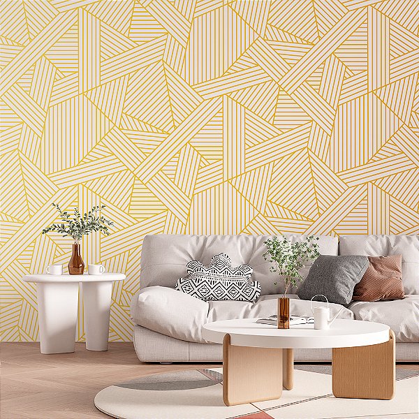 Papel de Parede Wingate Ouro