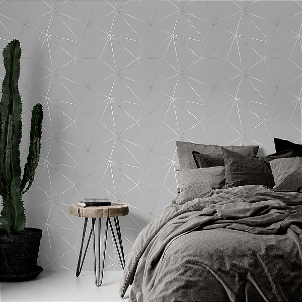 Papel de Parede Zara Tons de Cinza