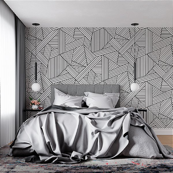 Papel de Parede Wingate Preto
