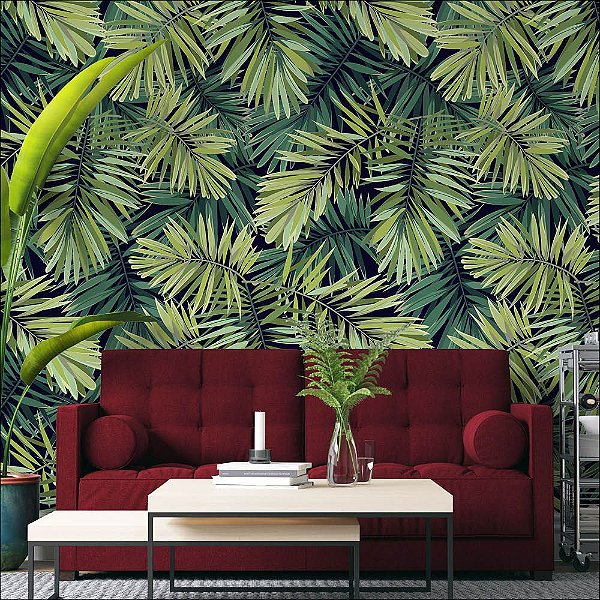 Papel de Parede Folhas