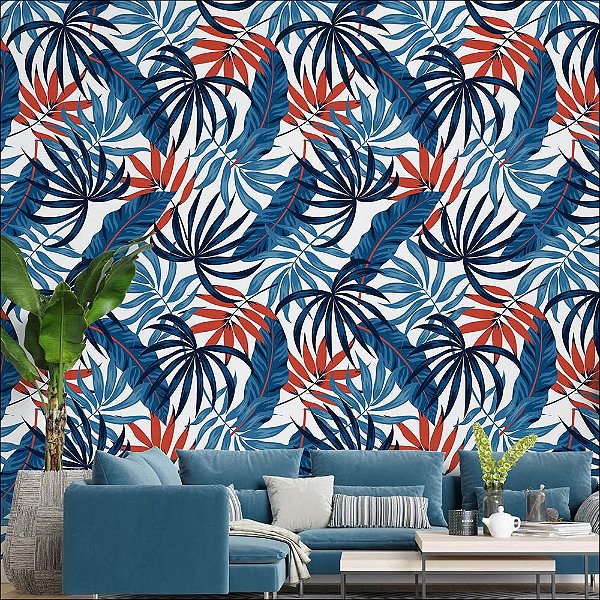 Papel de Parede Folhas