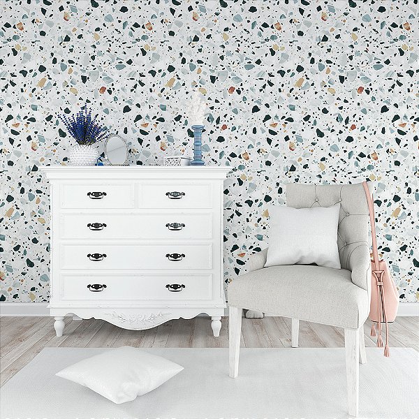 Papel de Parede Granelite Colorido