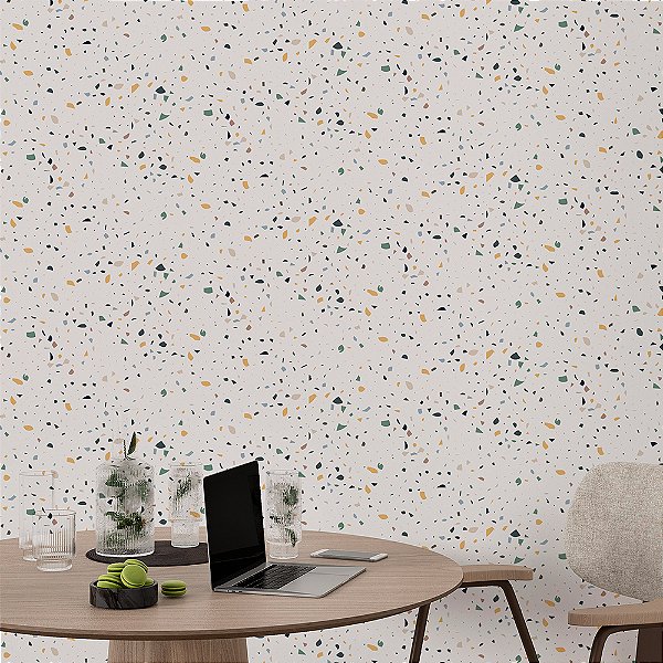 Papel de Parede Granelite Colorido