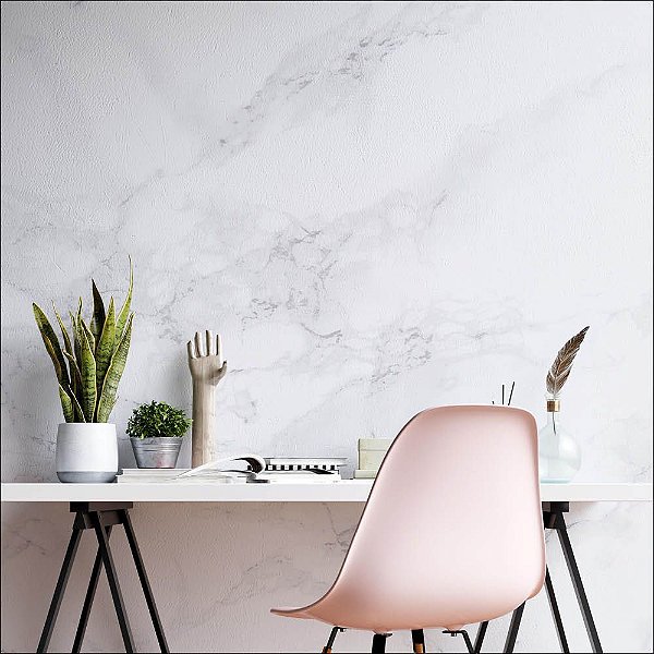 Papel de Parede Mármore Branco