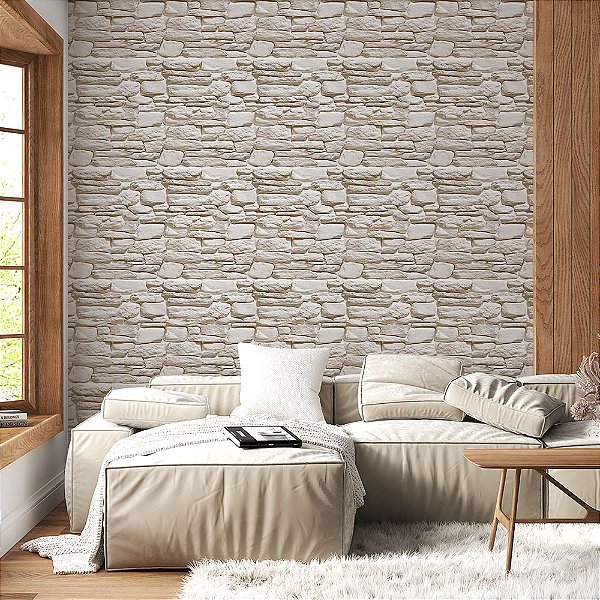 Papel de Parede de Pedras Claras