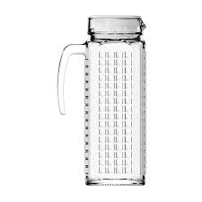 Jarra com Tampa Branca Nadir 1 2L Ladrilhos 36940