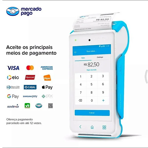 Máquina De Cartão Point Smart 4g Wifi Mercado pago