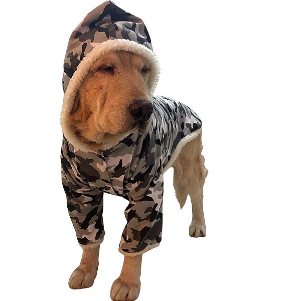 Moletom para Cachorro Camuflado Arthur