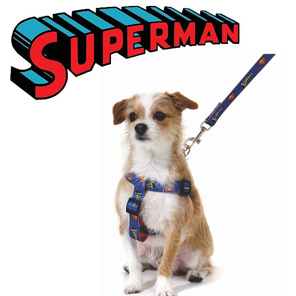 Peitoral para cachorro do Superman