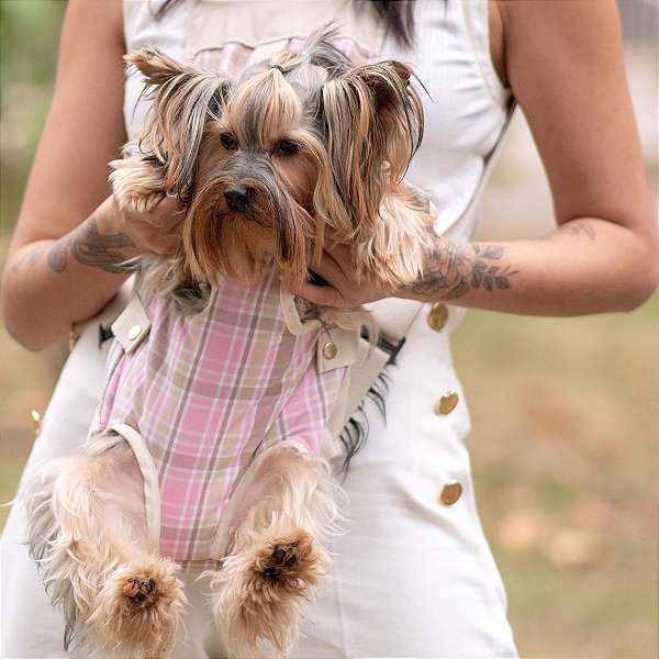 Bolsa para Cachorro Canguru Outback Pink