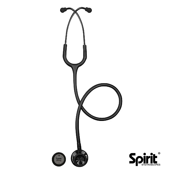 Estetoscópio Spirit MD III Pro Adulto e Pediátrico | Black Edition