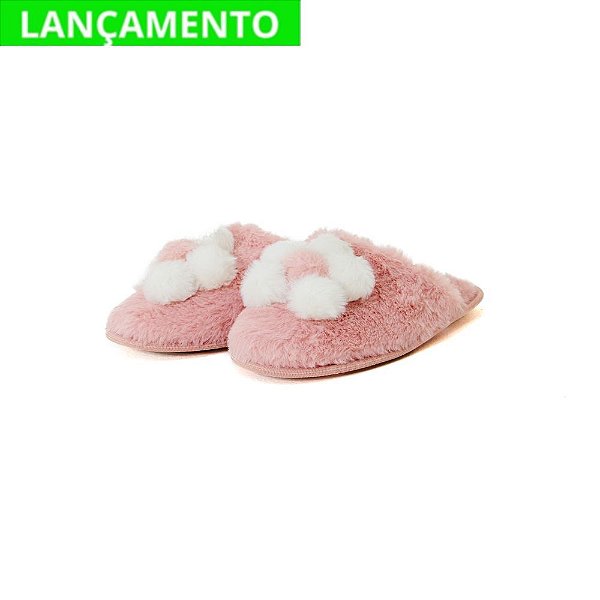 Pantufa Feminina Flor 2351