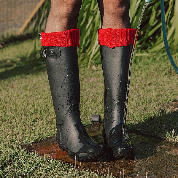 Galocha Feminina Cano Alto Bota Galocha Feminina Para Chuva Chuva