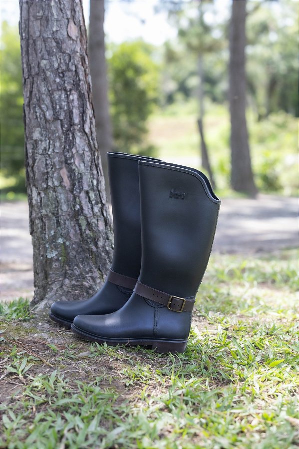 Galocha Bota Impermeável Preto KT002