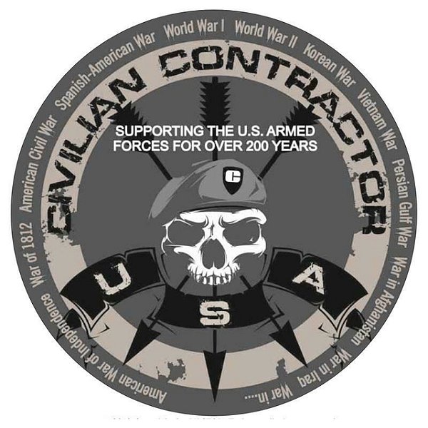 Adesivo Civilian Contractor - Elite