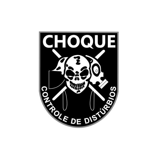 Adesivo Choque - Controle de Disturbios - Atack