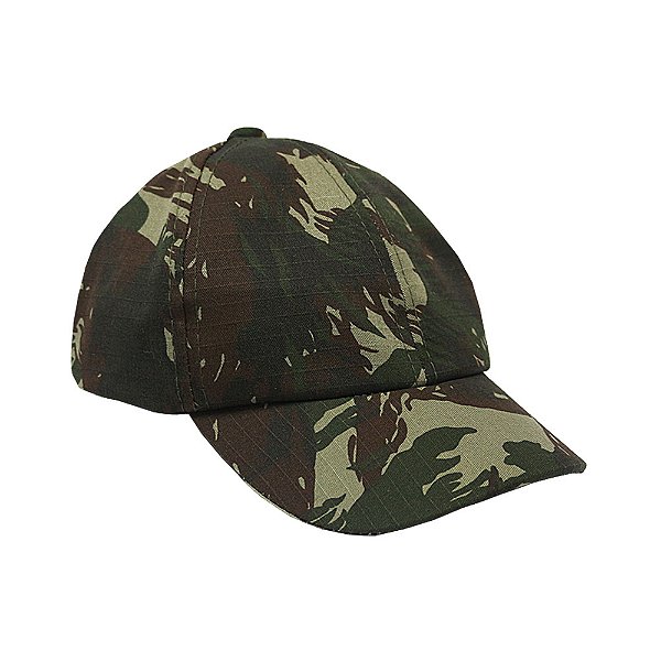 Boné Militar Infantil Rip Stop Liso | Camuflado Exército Brasileiro