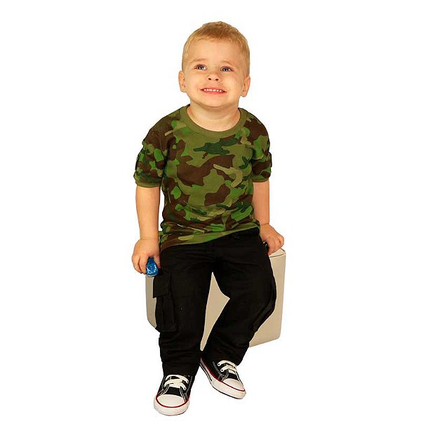 Camiseta Infantil Legacy Camuflada Tropic | Treme Terra