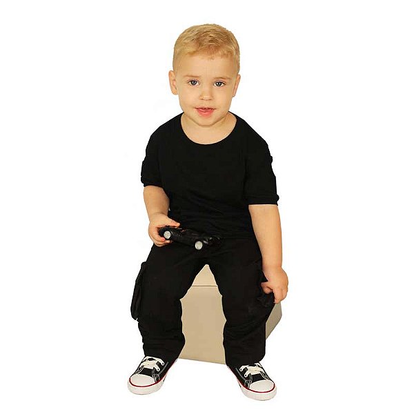 Camiseta Infantil Legacy Preta | Treme Terra