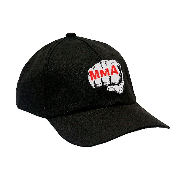 Boné Militar Rip Stop com Patch Aplicado MMA | Preta - Atack
