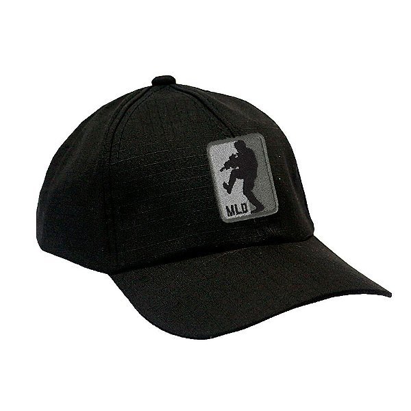 Boné Militar Rip Stop com Patch Aplicado MLD | Preta - Atack