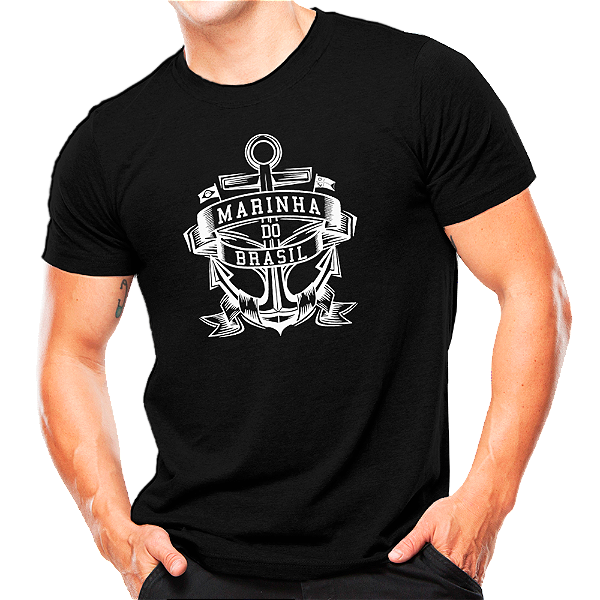 Camiseta Militar Estampada Marinha do Brasil - Atack