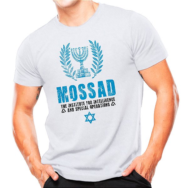Camiseta Militar Estampada Mossad - Atack