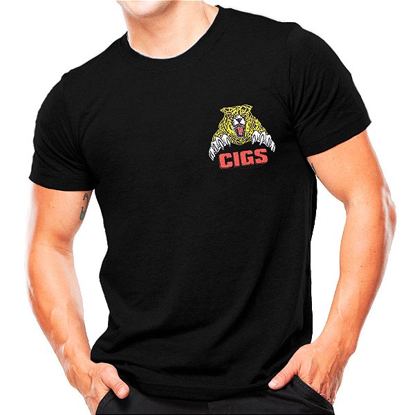 Camiseta Militar Estampada CIGS Operações na Selva | Preta - Atack