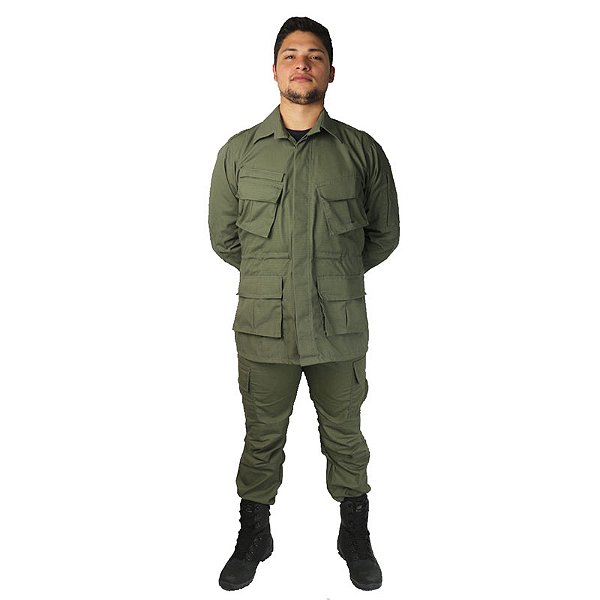 Farda Militar De Combate Cargo Verde