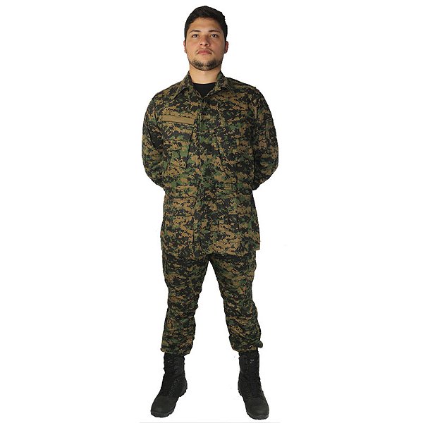 Farda Militar De Combate Cargo Camuflado Digital Marpat