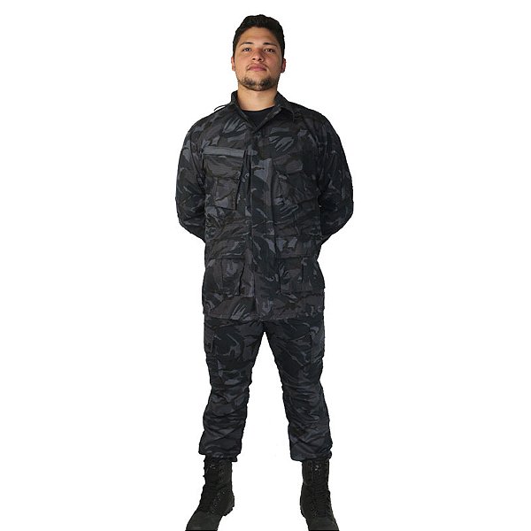 Farda Militar De Combate Cargo Camuflado Petróleo