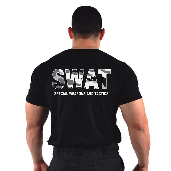 Camiseta Bordada Swat