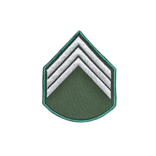 Divisa Bordada 3° Sargento Verde