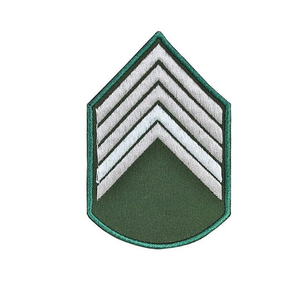 Divisa Bordada 2° Sargento Verde