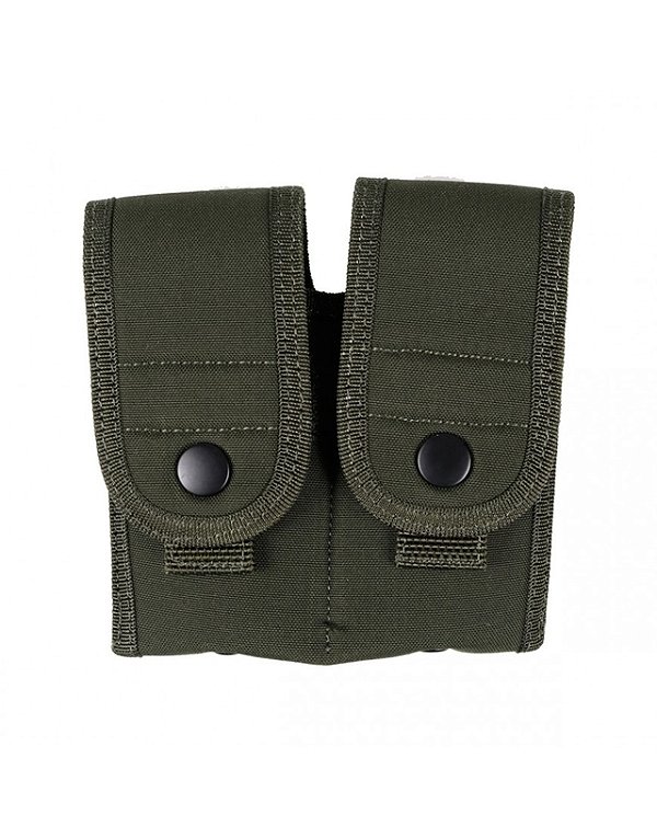Porta Carregador Duplo de Pistola Cordura Atom Verde