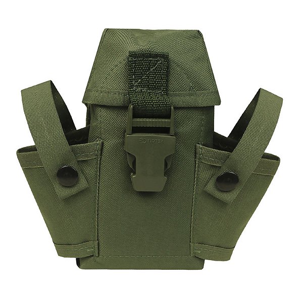 Porta Carregador de FAL com Abas | Verde Oliva - Elite
